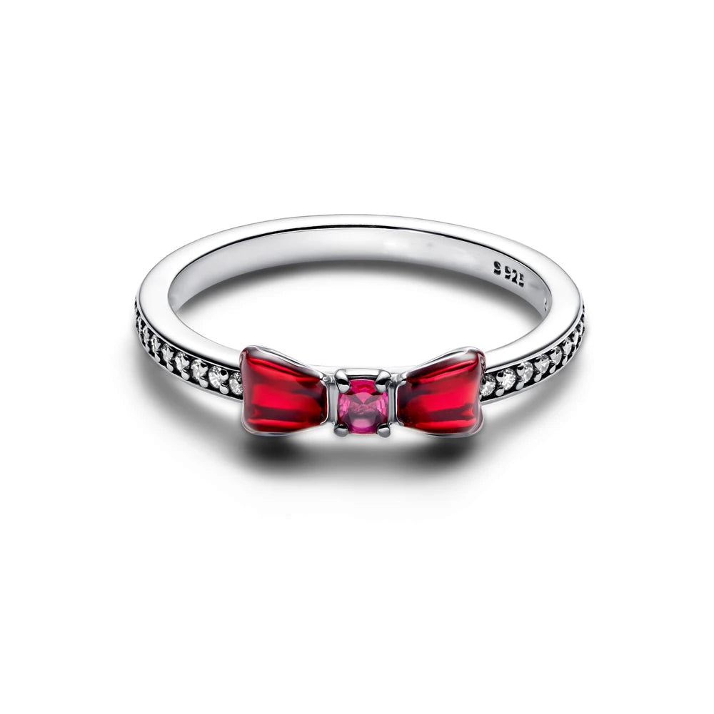New 925 Silver Rings Love Arrow Bow Lotus Heart For Women Mother Original Silver 925 Wedding Valentine's Day Ring Jewelry Gift