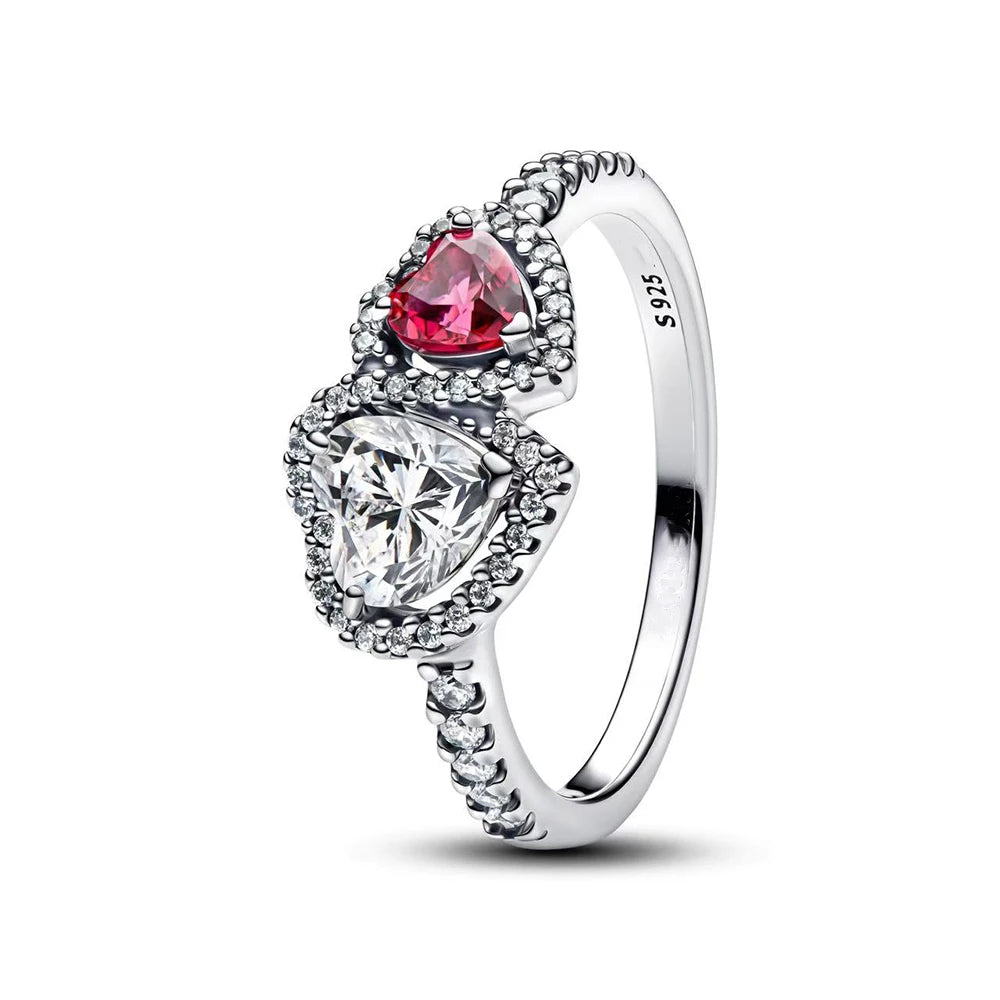 New 925 Silver Rings Love Arrow Bow Lotus Heart For Women Mother Original Silver 925 Wedding Valentine's Day Ring Jewelry Gift