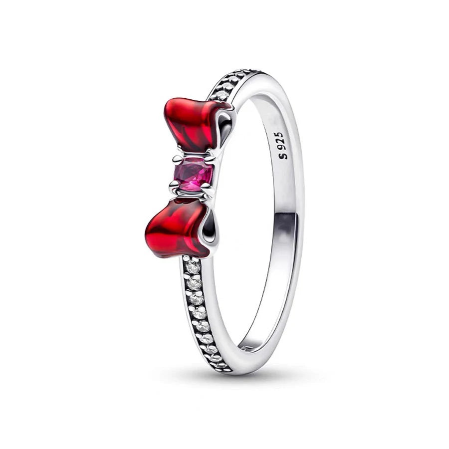 New 925 Silver Rings Love Arrow Bow Lotus Heart For Women Mother Original Silver 925 Wedding Valentine's Day Ring Jewelry Gift