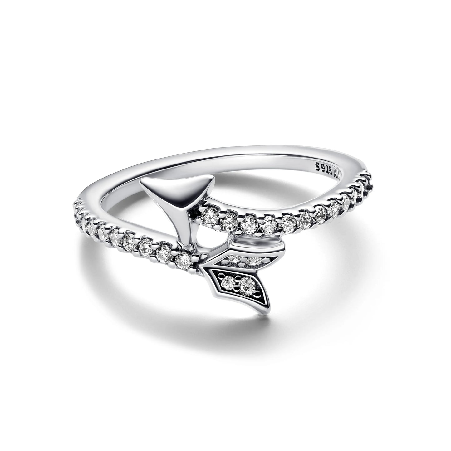 New 925 Silver Rings Love Arrow Bow Lotus Heart For Women Mother Original Silver 925 Wedding Valentine's Day Ring Jewelry Gift
